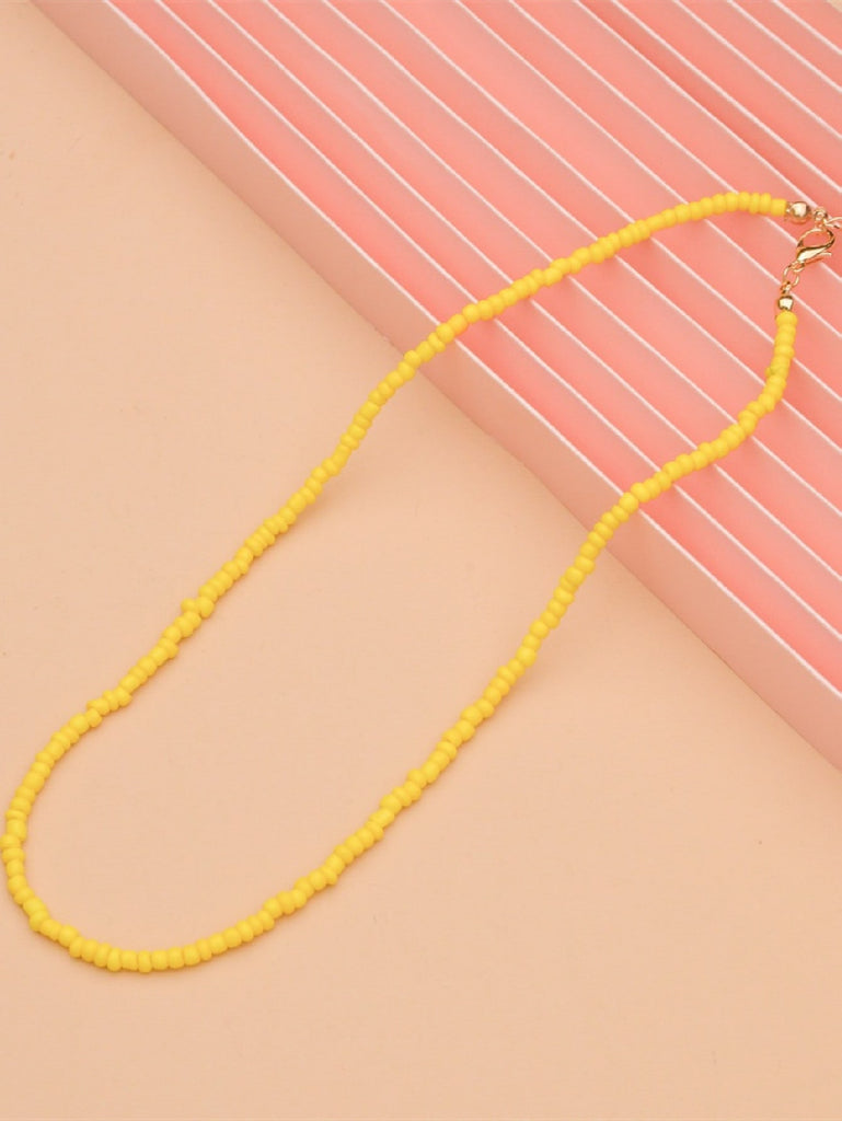 Minimalist Beaded Necklace