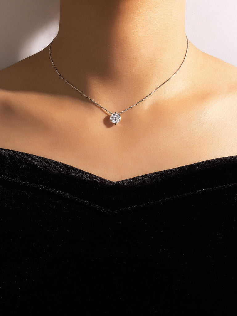 Rhinestone Decor Necklace