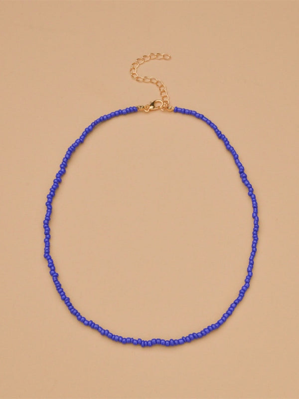 Minimalist Beaded Necklace