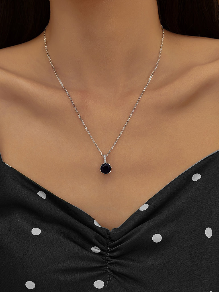 Zircon Charm Necklace