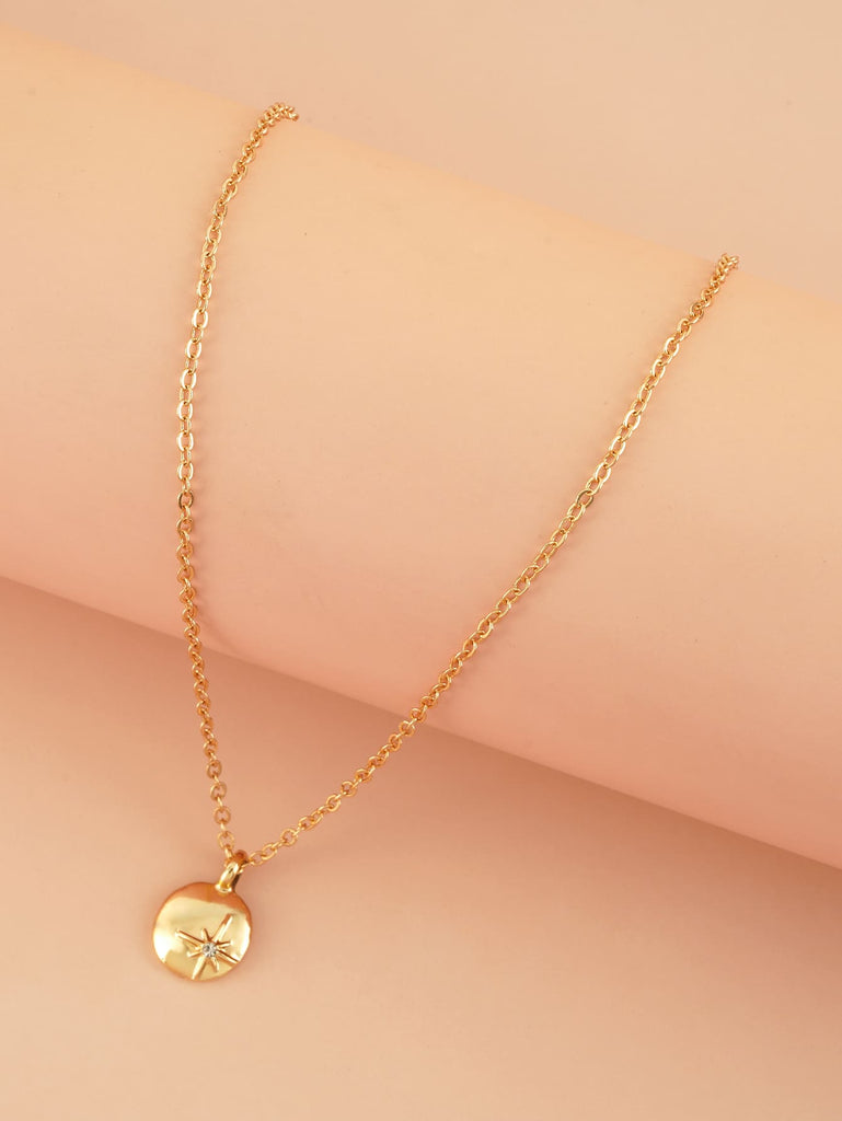 Round Pendant Necklace