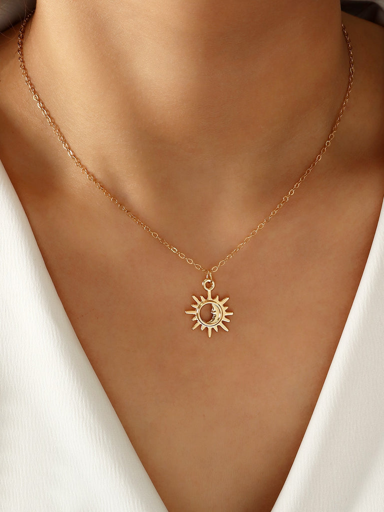 Sun Pendant Necklace