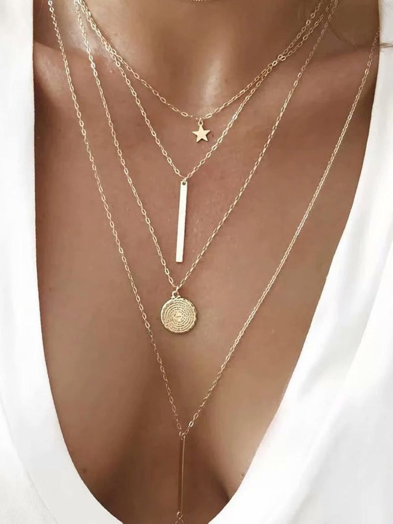 Star Charm Layered Necklace