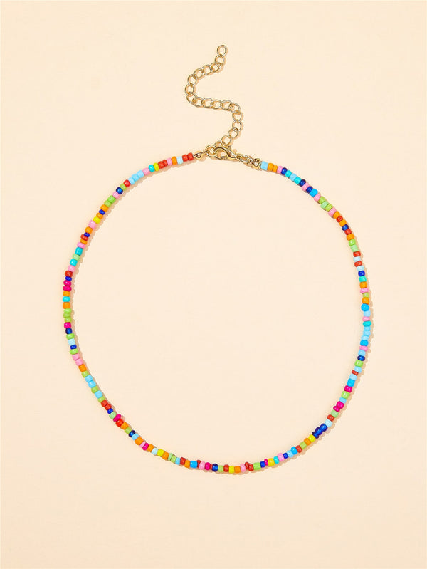 1pc Colorful Beaded Choker