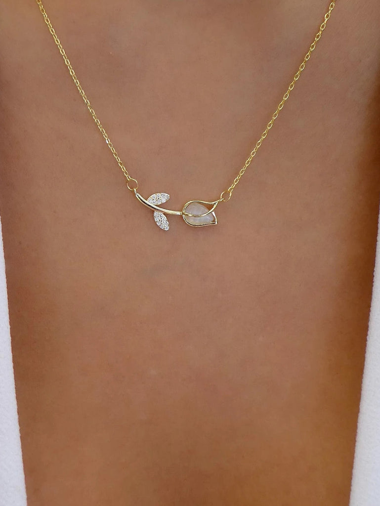 Flower Charm Necklace