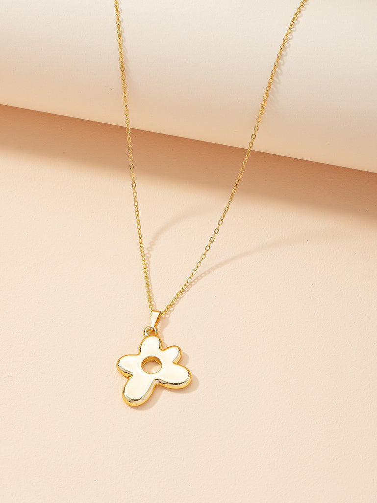 Flower Charm Necklace