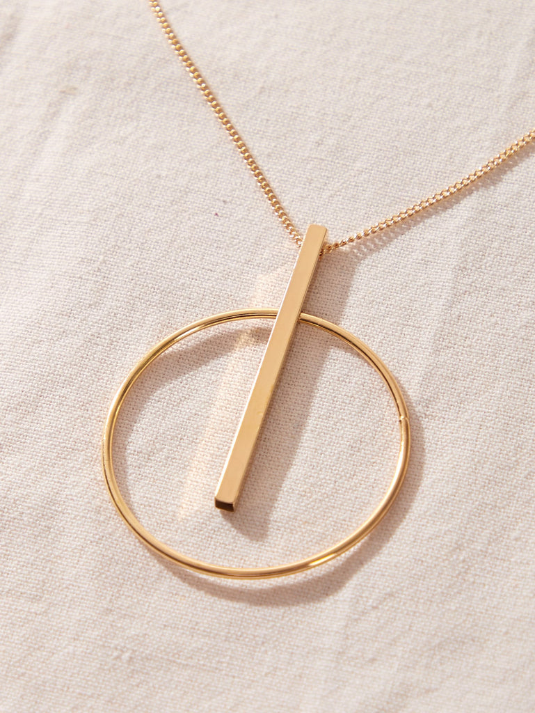 Round Charm Necklace