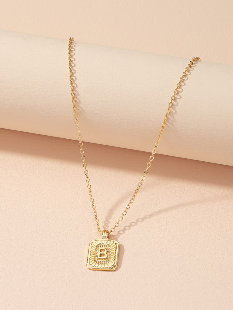 Letter Charm Necklace