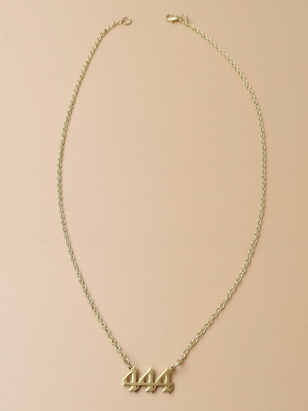 Number Charm Necklace
