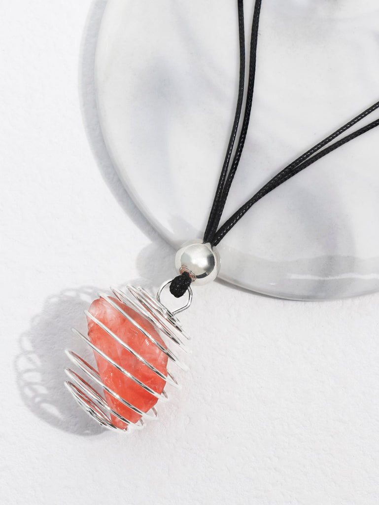 Stone Charm Necklace