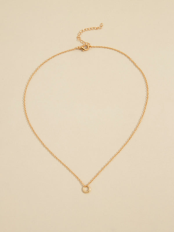 Circle Pendant Necklace