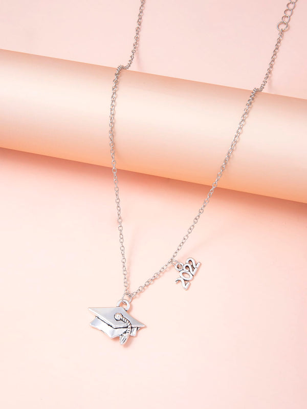 Bachelor Cap Pendant Necklace