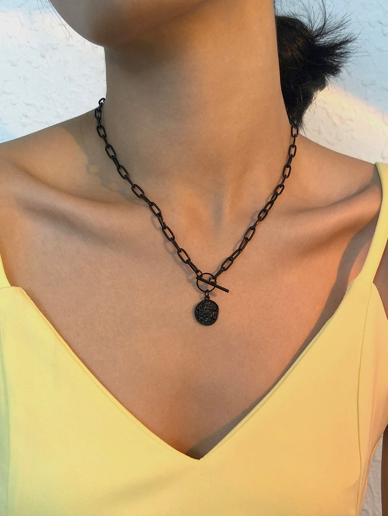 Round Charm Necklace