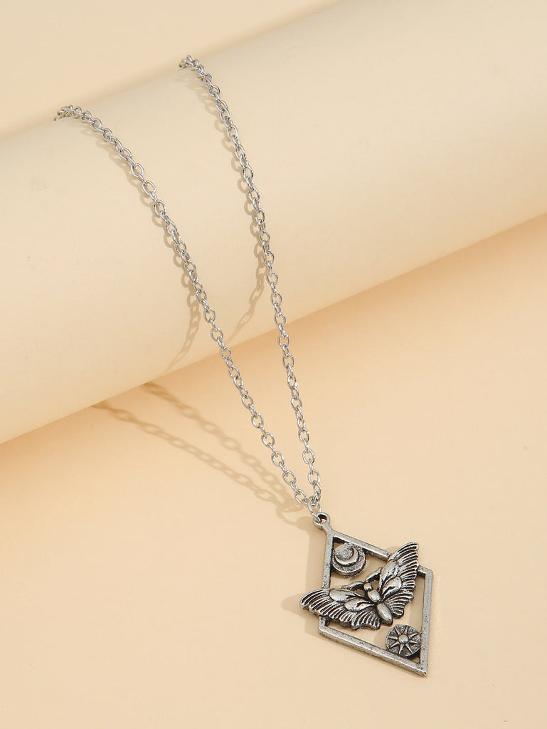 Sun Moon Charm Necklace