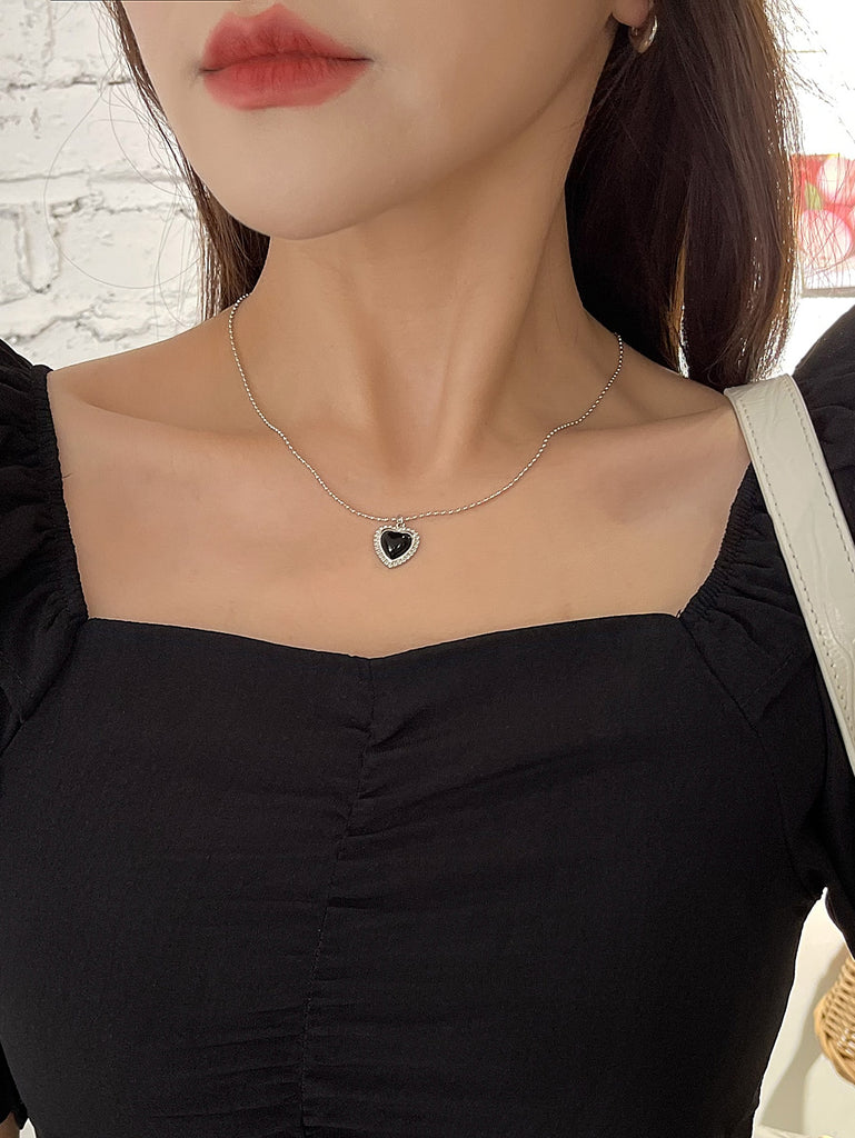 DAZY Heart Charm Necklace