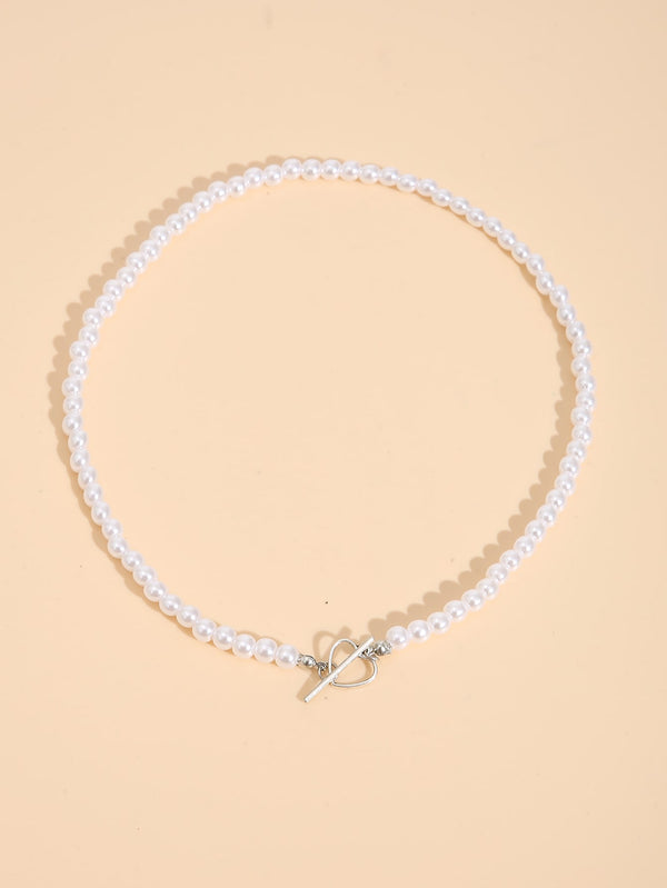 Faux Pearl Necklace