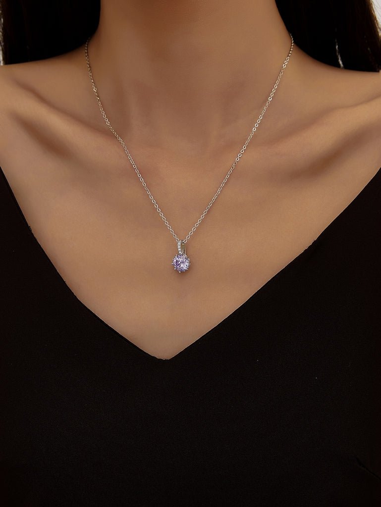 Zircon Charm Necklace