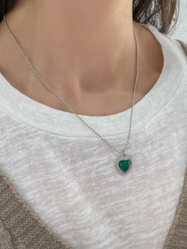 DAZY Heart Charm Necklace