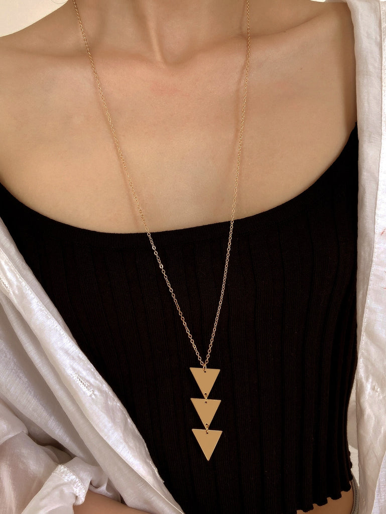 Triangle Pendant Necklace