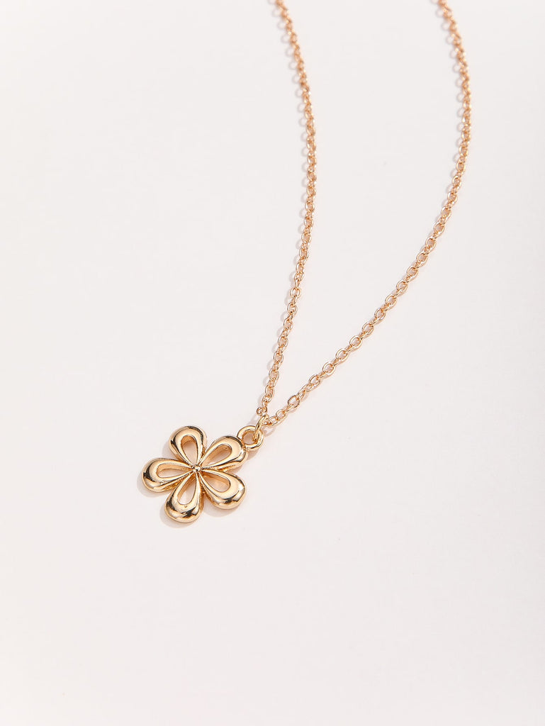 Flower Charm Necklace