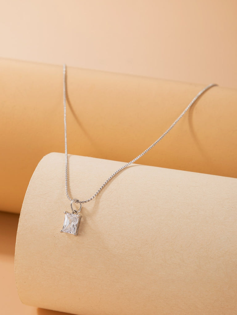 Rhinestone Charm Necklace