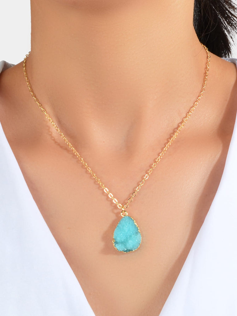 Resin Pendant Necklace