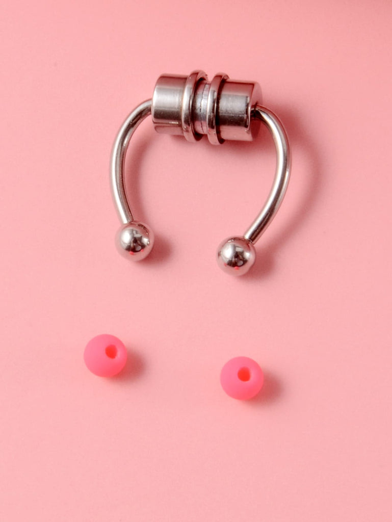 1set Magnetic Nose Ring