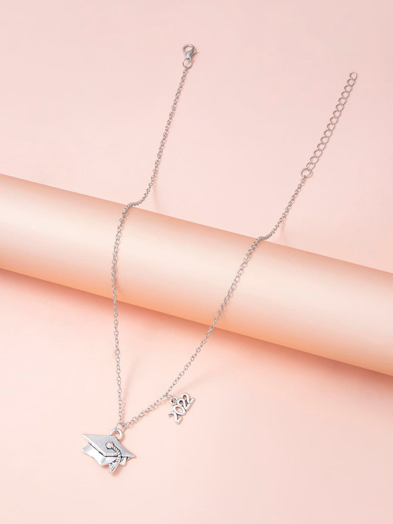 Bachelor Cap Pendant Necklace