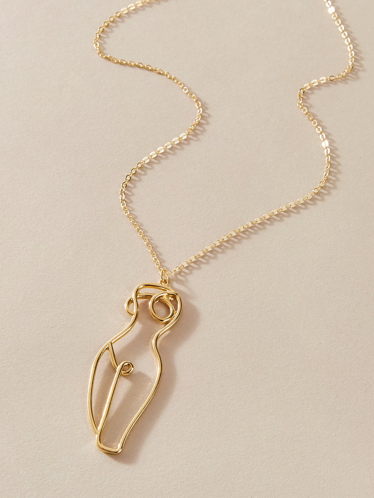 Geometric Charm Necklace
