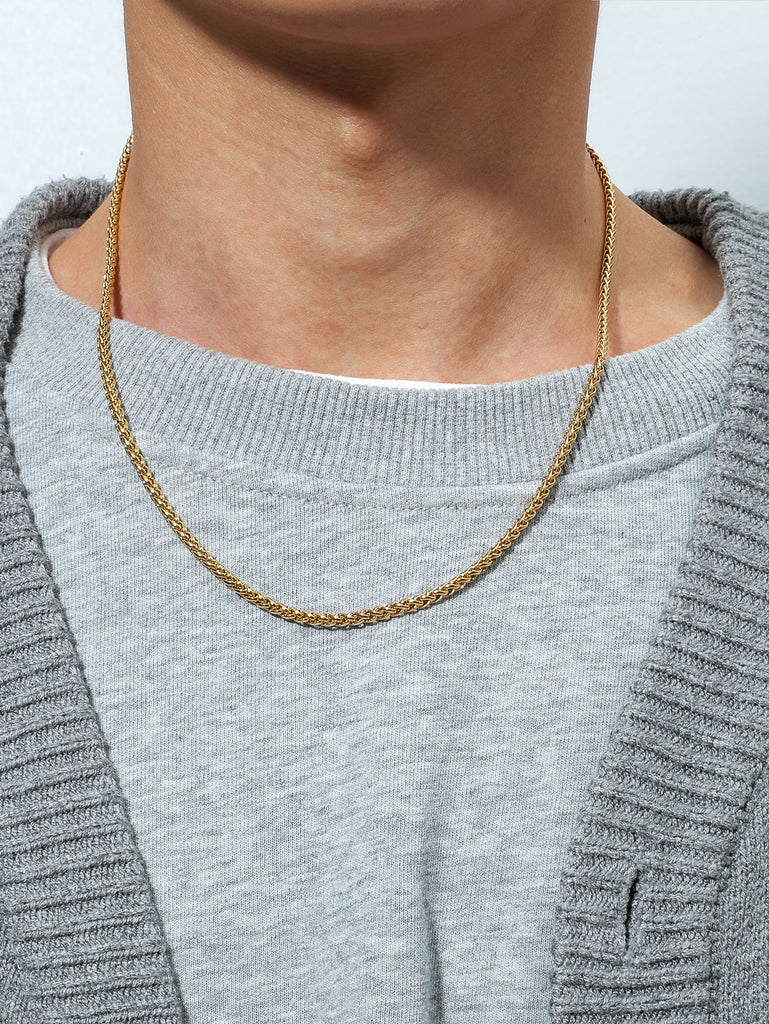 Men Minimalist Chain Necklace