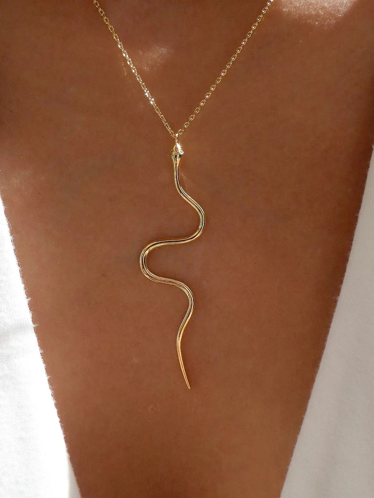 Snake Charm Necklace